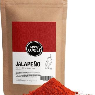 Острый порошок красного халапеньо Spicy Welt (100 г) – ароматный перец для тако, буррито, соусов, сальсы, маринадов, пиццы и мексиканской кухни Мягкий сладковатый вкус 100% натуральный, без добавок