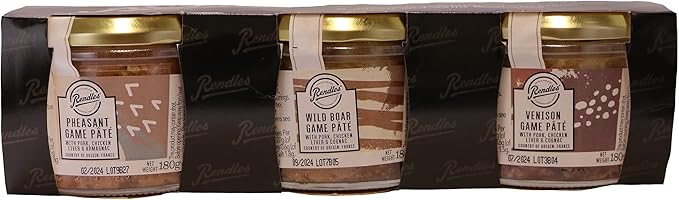 Rendles - Подарочный набор паштетов - Фазан, дикий кабан, 180 г x 3