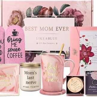 Подарки на день рождения для мамы, подарочная корзина для мамы, подарочный набор для женщин, жены, свекрови, молодой мамы. Праздничный подарок, подарки на День матери для мамы - включает кружку.