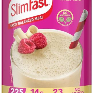 Alanced Meal Shake — полезный коктейль для сбалансированного питания, содержащий витамины и желтый цвет.
