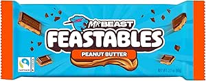 Шоколадный батончик Feastables MrBeast (Deez Nutz/арахисовое масло)