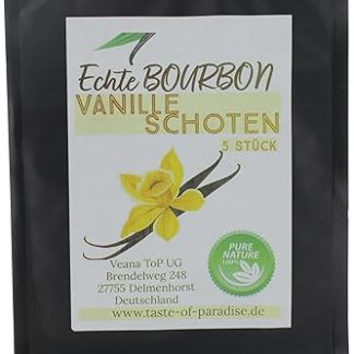 Перчики сорта Бурбон с ванилью (100 шт.), 100% Мадагаскар + бесплатный нож для ванили, премиум-качество, 18-20 см, двойная вакуумная упаковка, свежие, ванильный сахар, ванильная соль.