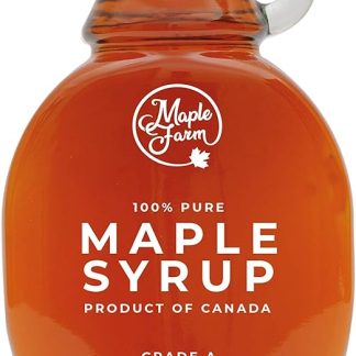 MapleFarm - Чистый кленовый сироп - Произведено в Канаде - Класс А (темный, насыщенный вкус) - Бутылка 189 мл (250 г) - Чистый кленовый сироп - Кленовый сироп