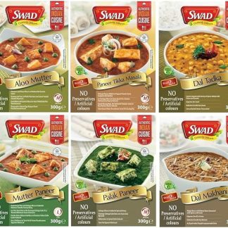 6x Индийское готовое блюдо МИКС 280г из Индии Тикка Матка Панно Карри Дал Палак Махани