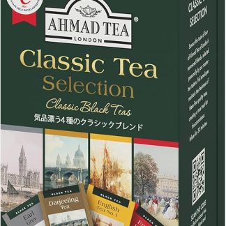 Ahmad Tea - Классический выбор - Ассортимент черных чаев - Эрл Грей, Английский чай № 1, Дарджилинг, Английский завтрак - индивидуально упакованные ароматизированные чайные пакетики по 2 г чая