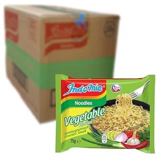 Вегетарианская лапша быстрого приготовления INDOMIE - большая упаковка (40 x 75 г)