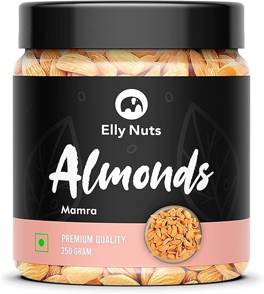 FERON Elly Nuts Миндаль Мамра Гири - и крупный миндаль, богатый маслом, более питательный, 250 грамм