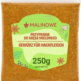 Приправа для мяса со вкусом малины, 250 г, с выразительным ароматом.