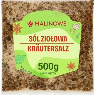 Малиновая травяная соль, ароматная соль с добавлением трав, 500 г