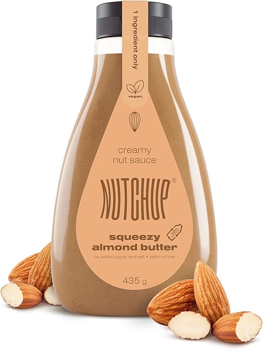 НУТЧУП Первое миндальное масло в бутылке Сливочная миндальная начинка Бутылка 435 г