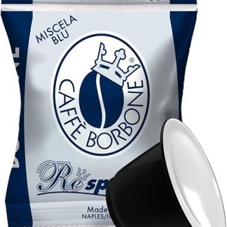 Кофе Caffè Borbone Respresso, Blue Blend - 50 кофейных капсул - совместим с домашними кофемашинами Nespresso*