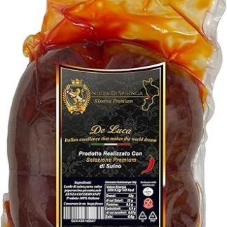 Nduja Di Spilinga Premium из свинины De Luca, 100% итальянский продукт, произведено в Калабрии, итальянское совершенство, о котором мечтает весь мир, 400 г