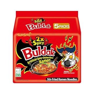 Жареная лапша Samyang Bulldark с курицей (5 x 140 г)