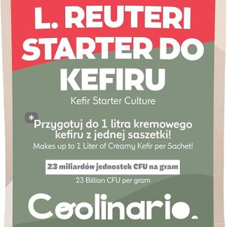 Закваска для кефира Coolinario L. Reuteri (5 x 1 г) Бактериальные культуры Пробиотики, кремовая текстура Без глютена, халяль, кошерный продукт