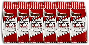 Кофе молотый Caffè QUARTA La Rossa. 6 упаковок по 250гр. Настоящий итальянский кофе, произведенный и упакованный в Саленто, Апулия.