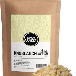 Острые чесночные хлопья Welt (250 г) – сушеные чесночные хлопья для фаршированных блюд, маринадов, гуляшей, супов, соусов и выпечки хлеба Отличительный вкус и эстетичный внешний вид 100% натуральные, без добавок