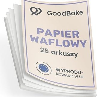 Вафельная бумага GoodBake (25 листов) формата DIN A4, съедобная бумага для печати, рисования, съедобных украшений для тортов, тортов с фотографиями, веганская, безглютеновая, вафельная бумага.