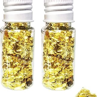 Съедобные золотые хлопья, многофункциональная декоративная фольга, 2 бутылки