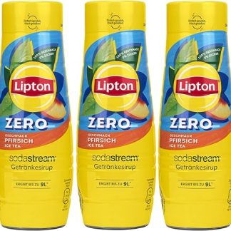 Sodastream 3x Lipton Ice Tea Syrup Peach Zero 440 ml для карбонизатора