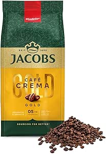Кофейные зерна JDE Jacobs Crema, интенсивность аромата 3 - 500 г