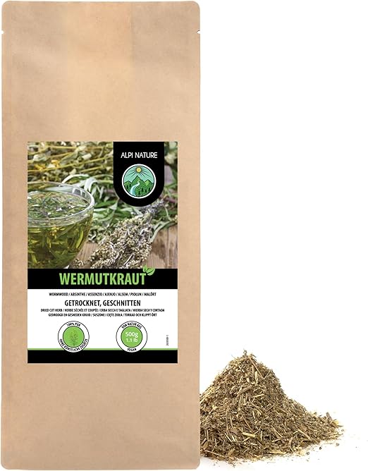 Чай Alpi Nature с полынью, 500 г, рассыпной чай, бережно высушенная и нарезанная полынь.