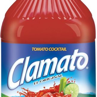 Томатный коктейль Clamato из концентрата, концентрированный томатный сок для употребления в чистом виде или в сочетании с другими напитками, бутылка 1,89 литра.
