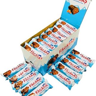 Румынский шоколадный батончик Kandia Fagaras, 82% ромовая начинка и изюм - оригинальная коробка (40 бул./30 г каждый)