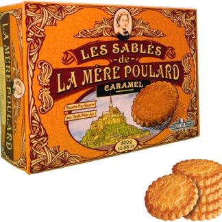 La Mere Poulard® 1888 | Печенье с чистым соленым маслом и карамелью | Масляное печенье с карамелью | Традиционное масляное печенье - 1 x 300 г