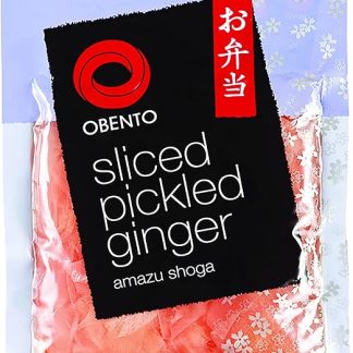 Нарезанный розовый маринованный имбирь для бэнто (ломтики маринованного розового имбиря), 100 г
