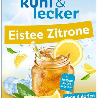 Освежающий и вкусный холодный чай Milford с лимоном, без калорий, без сахара, без лактозы, без глютена, веганский, 20 чайных пакетиков, 50 г