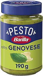 Итальянский песто по-генуэзски с пармезаном. Продукт Barilla для итальянского рынка.