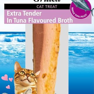 Филе тунца INABA на гриле - лакомство для кошек. Филе тунца - бульон со вкусом краба - очень нежный бульон со вкусом тунца - 12 филе по 15 г каждое.