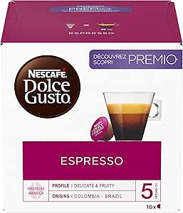Кофе Nescafé Dolce Gusto Espresso, упаковка из 16 капсул, 6 штук