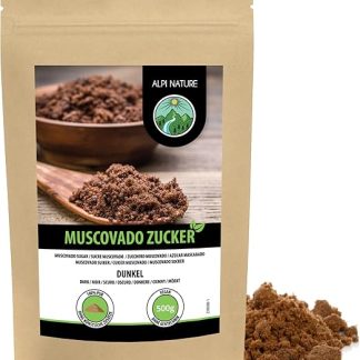 Темный тростниковый сахар Alpi Nature 500 г, нерафинированный тростниковый сахар, натуральный подсластитель