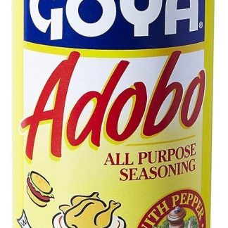 Набор из 3 банок универсальной приправы Goya Adobo с перцем, очень большой объем, 28 унций (793 мл), с возможностью встряхивания.