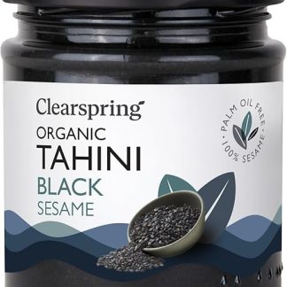 Органическая тахини Clearspring с черным кунжутом, 170 г
