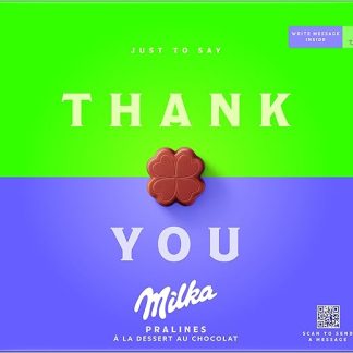 Шоколадные конфеты Milka с какао-начинкой, 110 г (20 конфет)