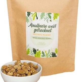 IGART FOOD & WOOD Сушеные белые шелковицы. Цельные плоды белой шелковицы. Класс 1A. Натурально сладкая закуска для мюсли, йогурта и выпечки. Отборные сухофрукты и ягоды. Без добавления сахара (1 кг).