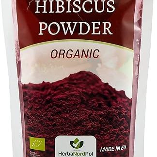 Органический порошок гибискуса в стиле матча, 250 г.