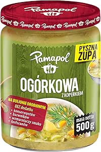 Вкусный огуречный суп с укропом, 470 г