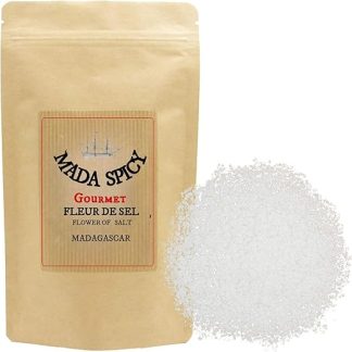 Цветы мадагаскарской соли «Цветок соли / Fleur de sel» 200 г. Высочайшее качество. 100% натуральный продукт. Пакет с многоразовой застежкой.
