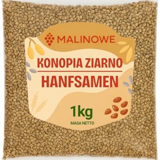 Семена конопли сорта «Малина» без шелухи, 1 кг, премиум качество.