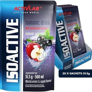 Изотонический напиток Activlab в порошке, электролиты, витамины группы В, 500 мл, спортивный напиток, 20 x 31,5 г, черная смородина с яблоком, изоактивный