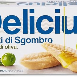 Филе скумбрии в оливковом масле Filetti di sgombro olio di oliva 125г - Delicius