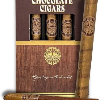 Набор шоколадных сигар – шоколадный подарок или сувенир на Рождество, день рождения, свадьбу, подарок для мужчин, молочный шоколад Gianduja, ванильный вкус (1)