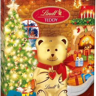 Адвент-календарь Lindt Teddy 172 г - Ассорти из молочного шоколада Lindt