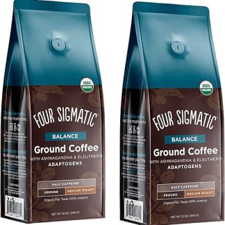 Молотый кофе FOUR SIGMA TIC Adaptogen с золой, 340 г (упаковка из 2 шт.)