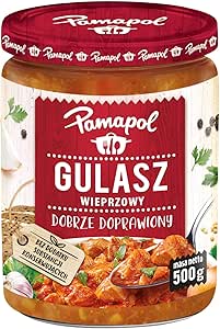 Хорошо приправленный свиной гуляш 500 г