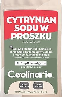 Порошок цитрата натрия Coolinario (56 г) — регулятор pH для сыра, соусов и напитков | Улучшает кремообразность