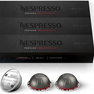 Nespresso Vertuo Fortado Decaffeinato, Gran Lungo, 40 кофейных капсул